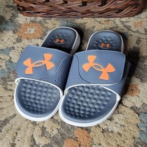 Under Armour slides, youth size 5